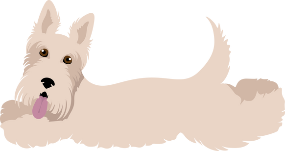 Scottish Terrier Dog Illustration